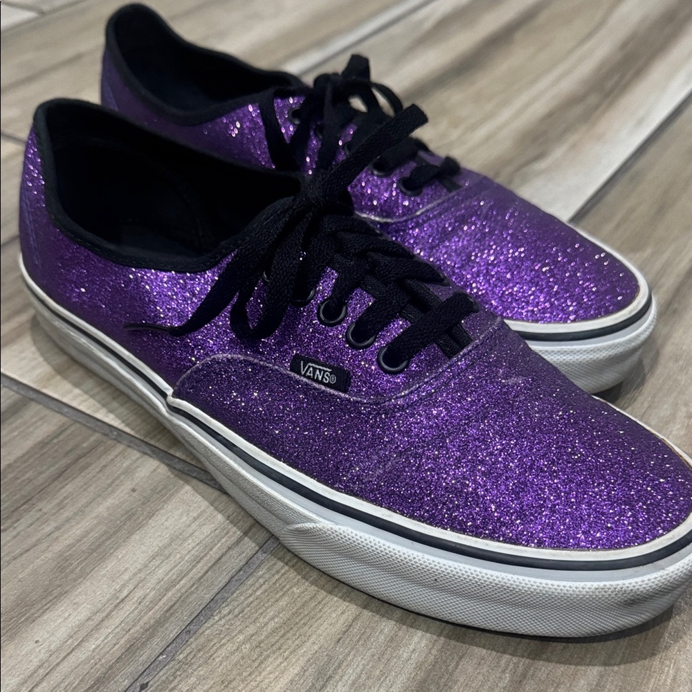 Vans Sparkling Purple Glitter Sneakers